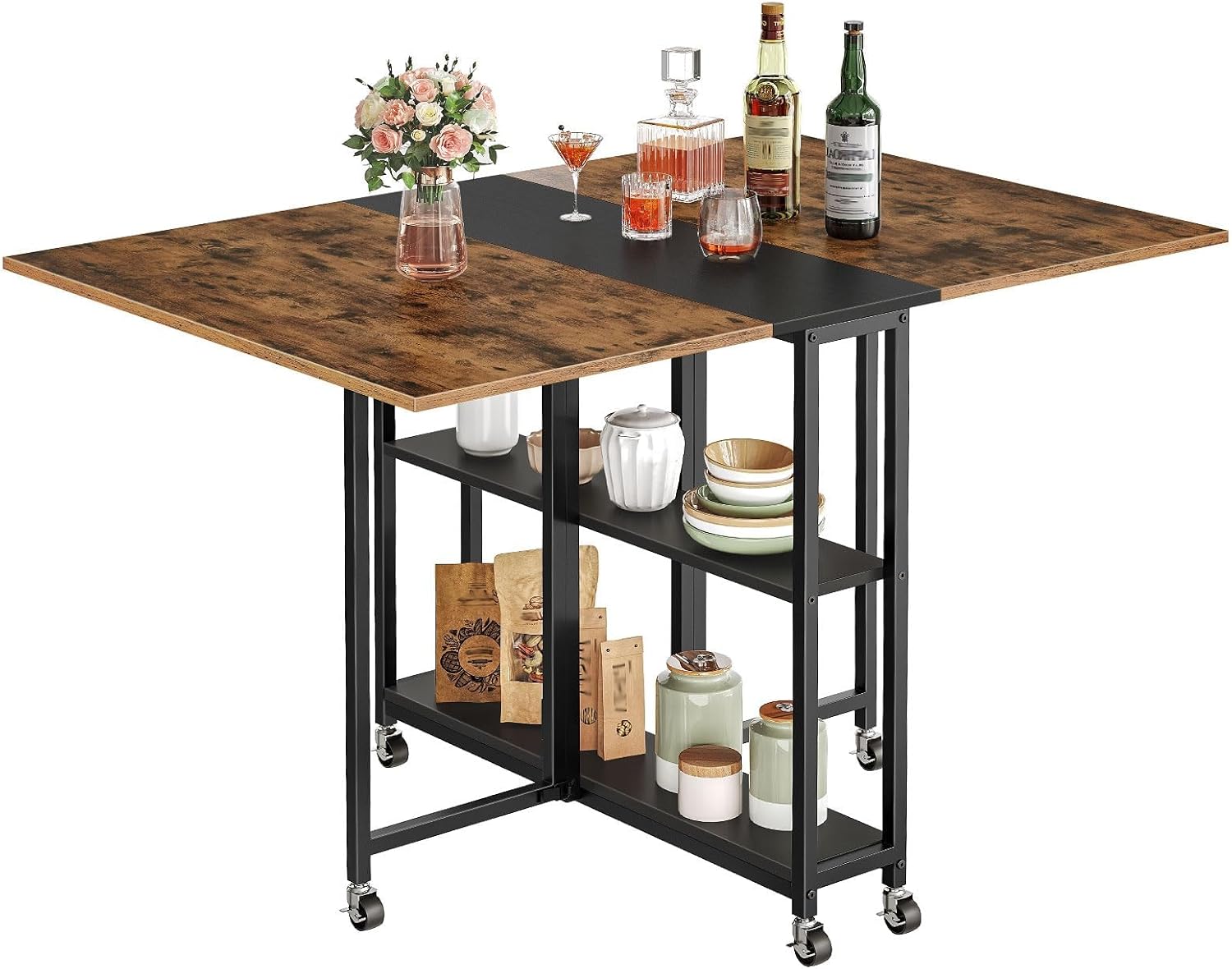 Mesa plegable de pared para cocina pequeña